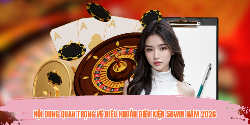 Nội dung quan trọng về điều khoản điều kiện 58WIN năm 2026