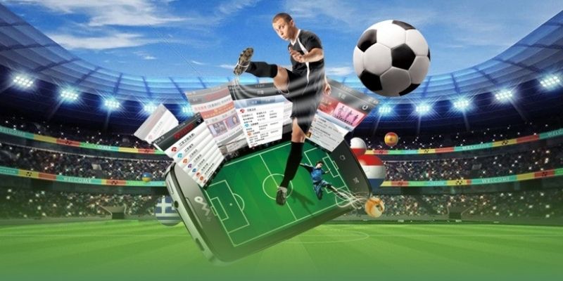 Giao diện nền tảng thể thao trực tuyến hiện đại